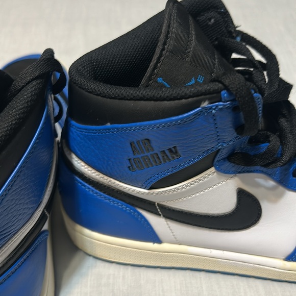 Nike Air Jordan Men's High-Top Sneakers - Black and Blue - Picture 5 of 9
